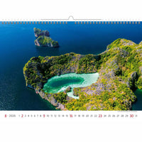 Ocean and Sea View Wall Calendar A3+ 2026+