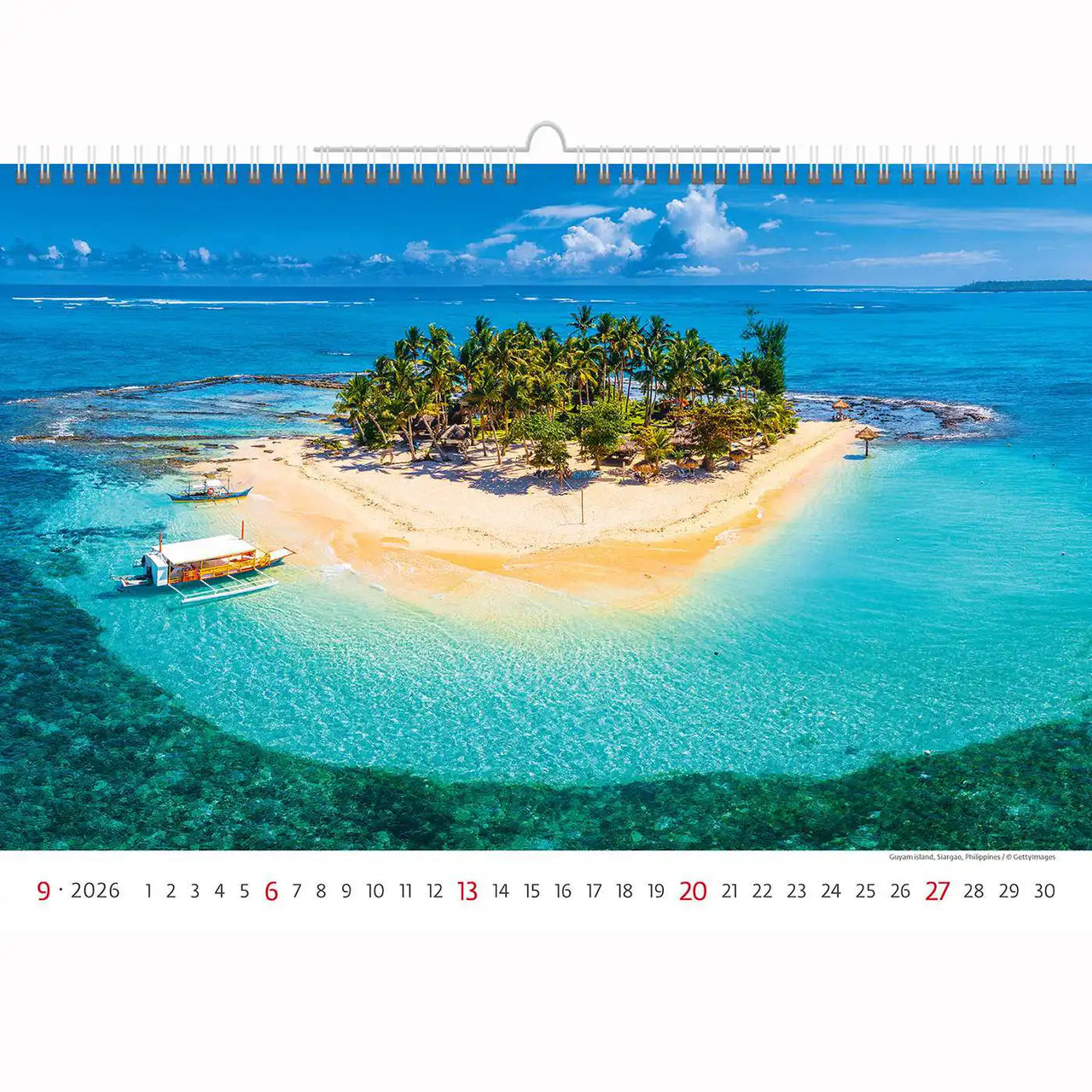 Ocean and Sea View Wall Calendar A3+ 2026+