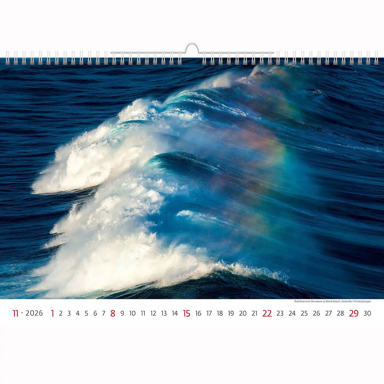Ocean and Sea View Wall Calendar A3+ 2026+