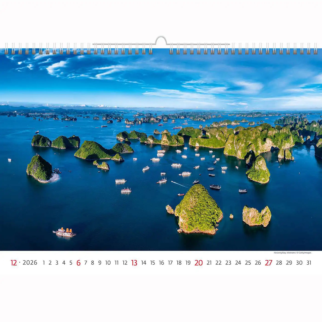 Ocean and Sea View Wall Calendar A3+ 2026+