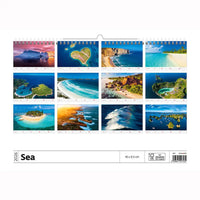 Ocean and Sea View Wall Calendar A3+ 2026+