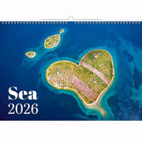 Ocean and Sea View Wall Calendar A3+ 2026+