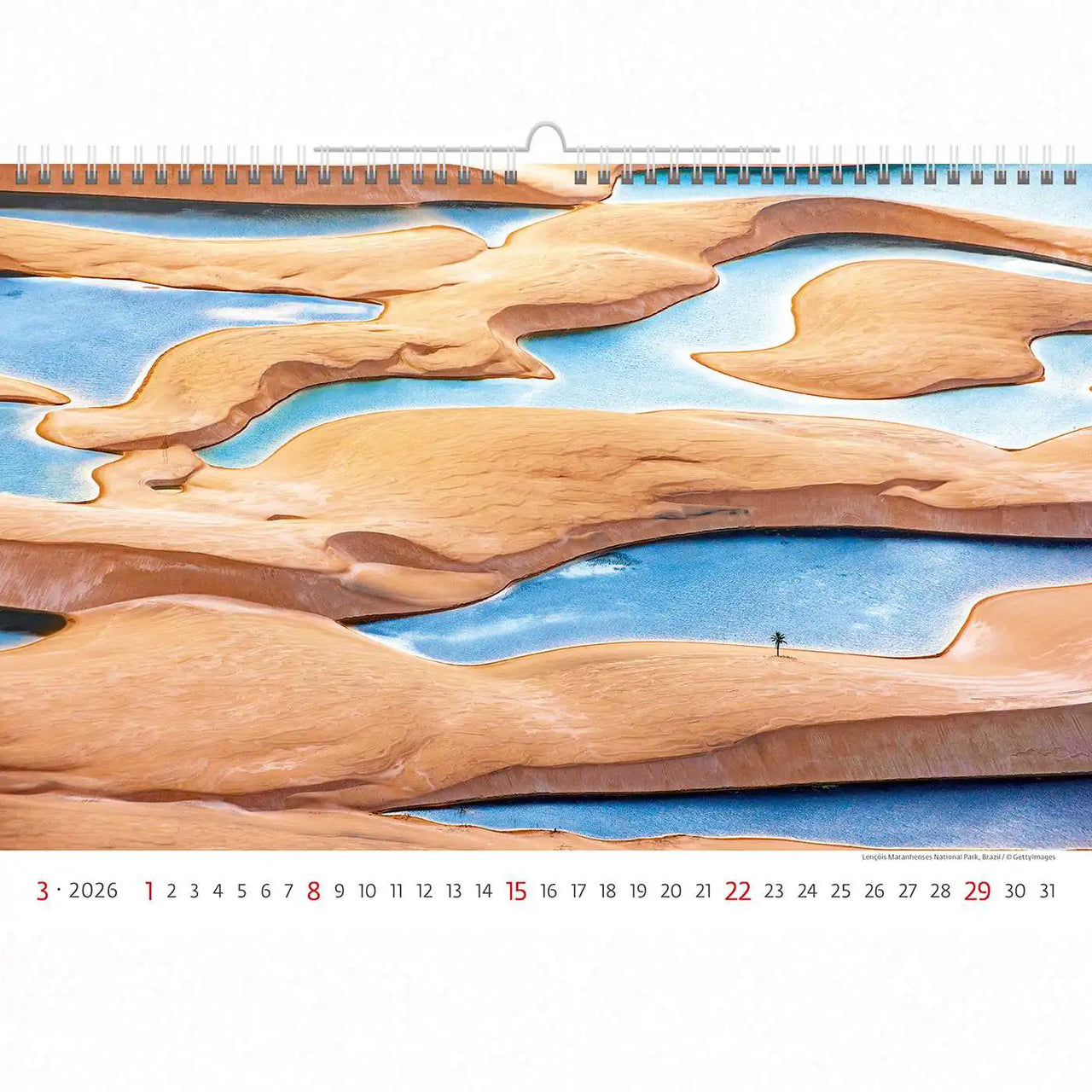 National Parks Photo Calendar A3+ 2026+