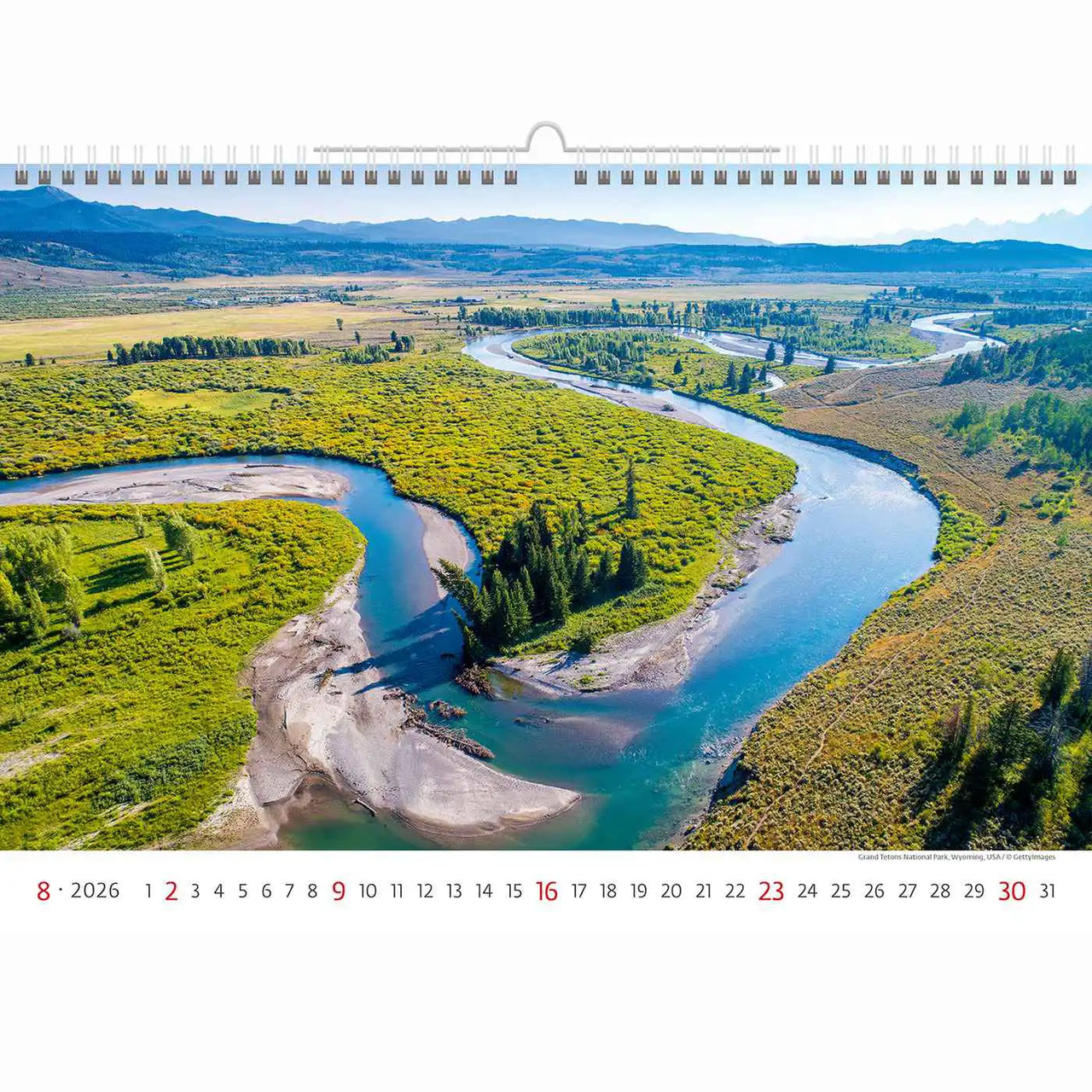 National Parks Photo Calendar A3+ 2026+