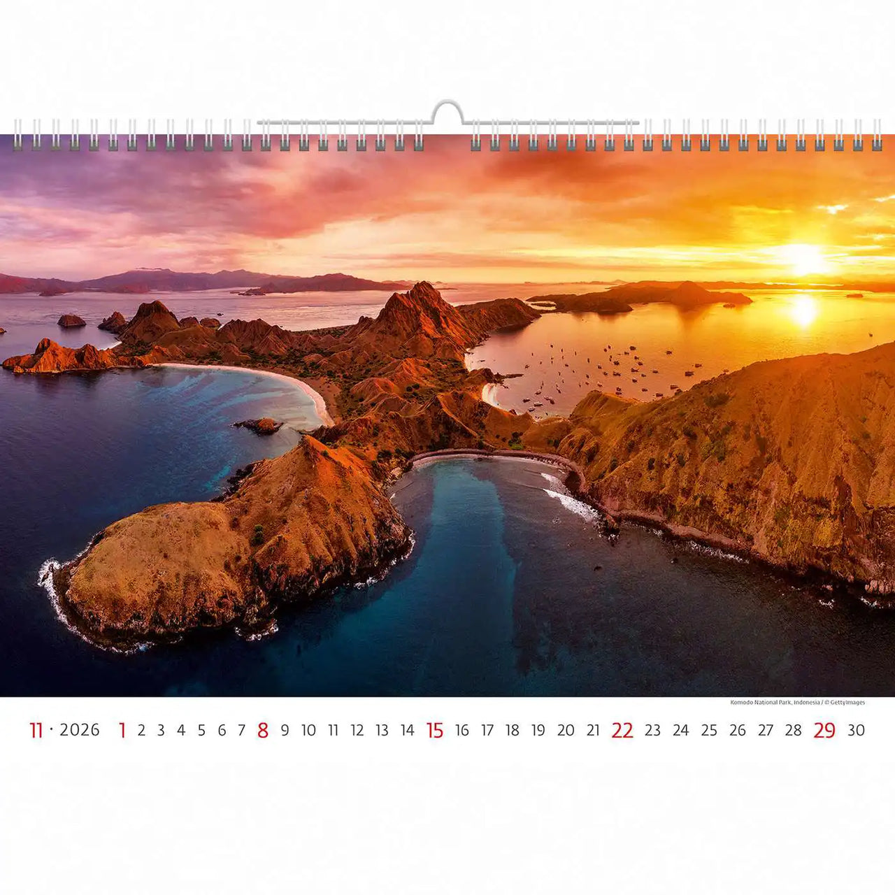 National Parks Photo Calendar A3+ 2026+