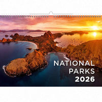 National Parks Photo Calendar A3+ 2026+