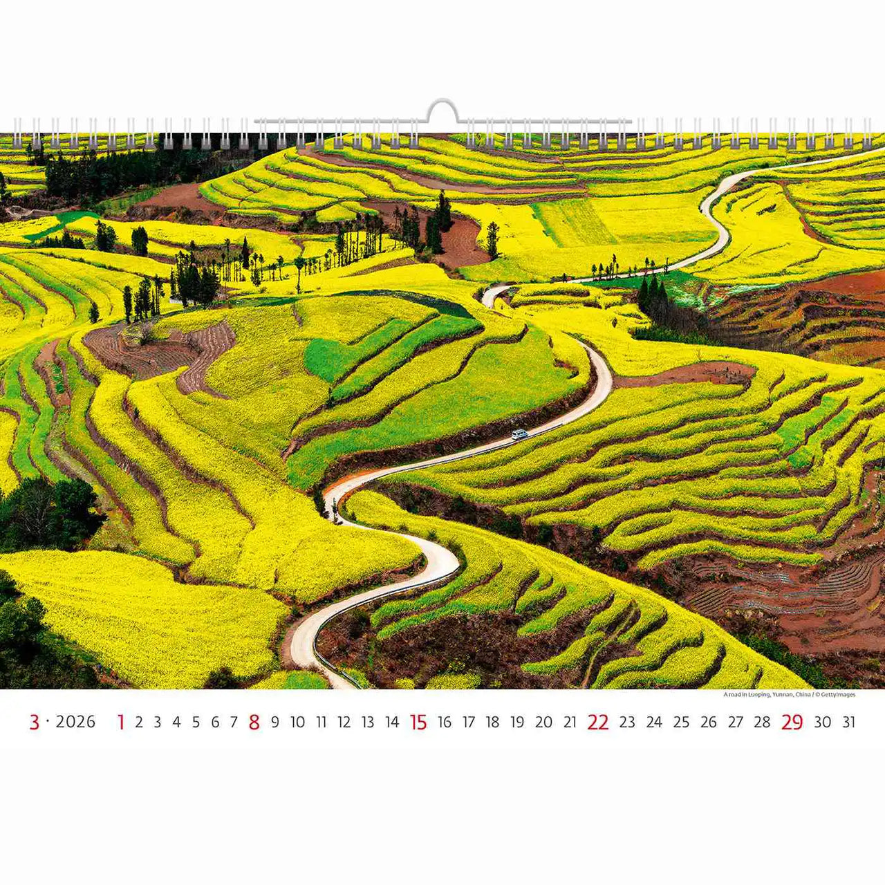 Via Travel Route Calendar A3+ 2026+