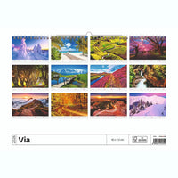 Via Travel Route Calendar A3+ 2026+