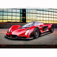 Sportwagen Kalender Kalender A3+ 2026+