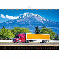 Trucks and Lorries Calendar A3+ 2026+2025