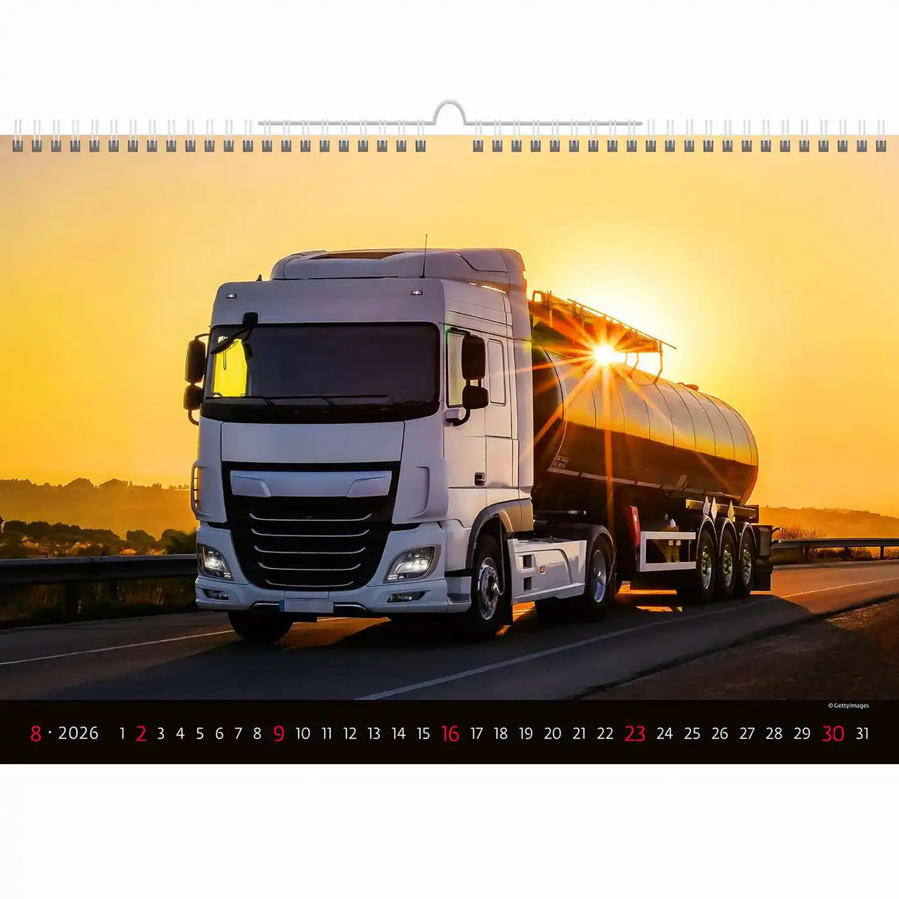 Trucks and Lorries Calendar A3+ 2026+2025