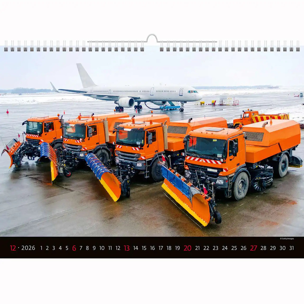 Trucks and Lorries Calendar A3+ 2026+2025