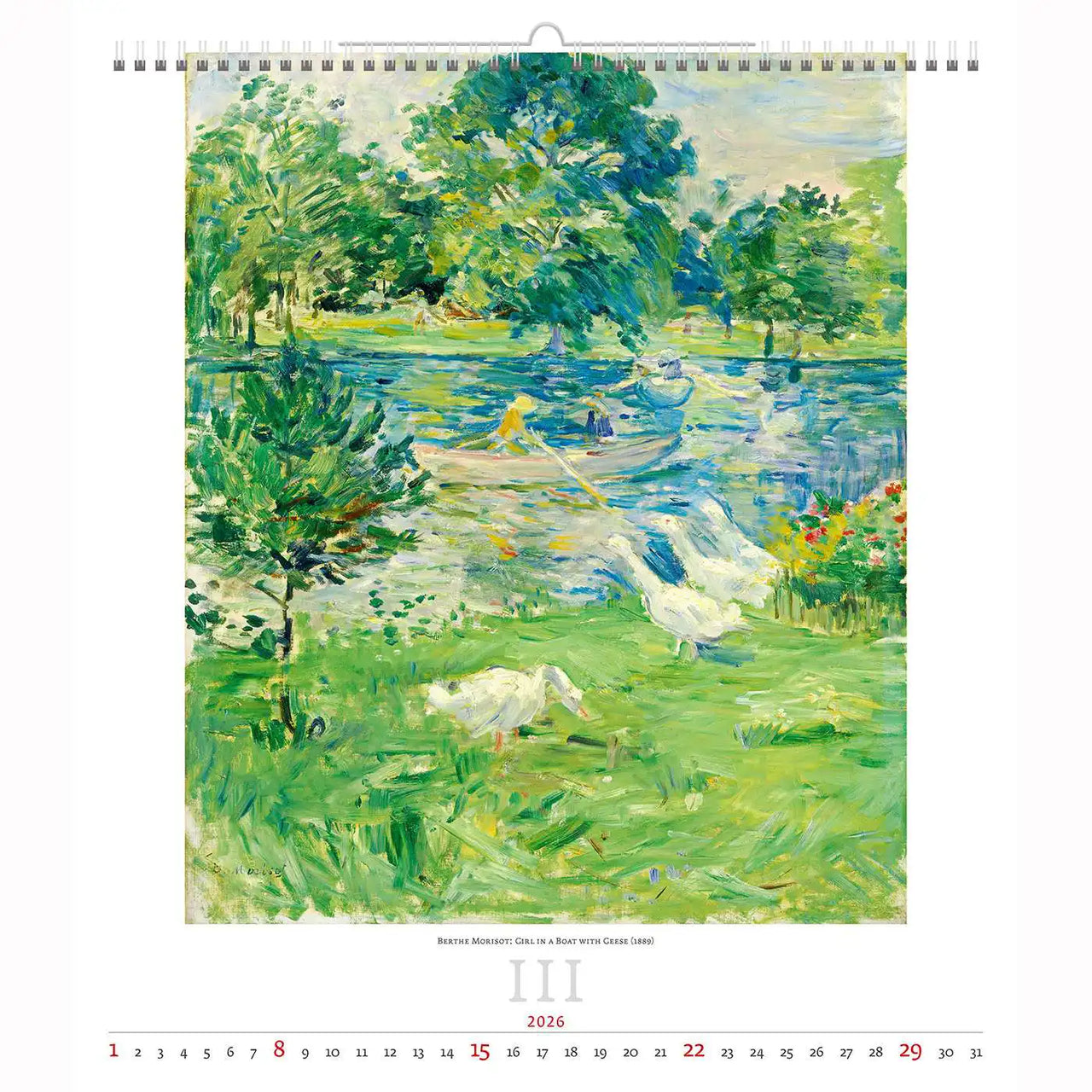 Impressionist Kunstkalender A2 2026+