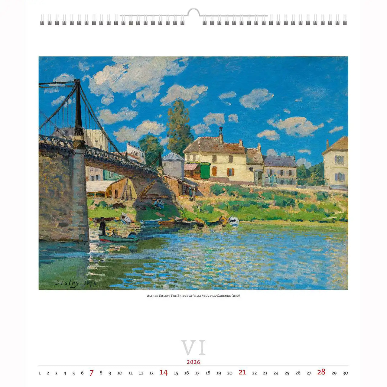 Impressionist Kunstkalender A2 2026+