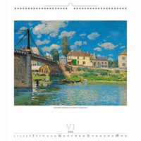 Impressionist Kunstkalender A2 2026+