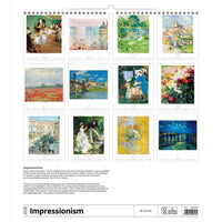 Impressionist Kunstkalender A2 2026+