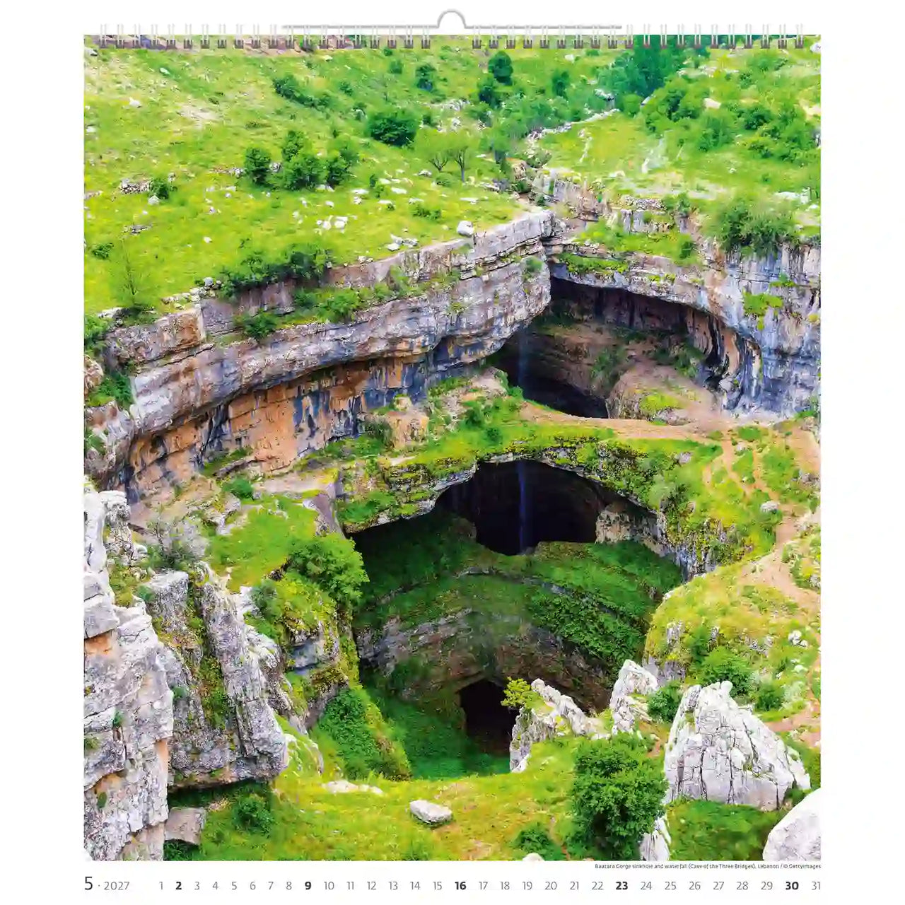 C265-27 Archeologische Landschapskalender A2 2027 + gratis kalender 2026