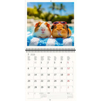 2026 Kalender schreiben 30 x 30 Hamster Spaß