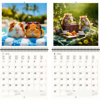 2026 Kalender schreiben 30 x 30 Hamster Spaß