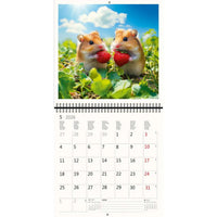 2026 Kalender schreiben 30 x 30 Hamster Spaß
