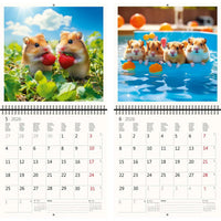 2026 Kalender schreiben 30 x 30 Hamster Spaß