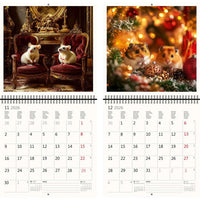 2026 Kalender schreiben 30 x 30 Hamster Spaß