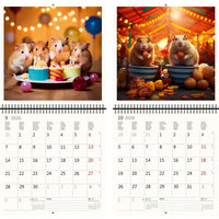 2026 Kalender schreiben 30 x 30 Hamster Spaß