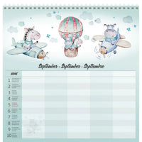 2026 Kalender schrijven 30 x 30 Family Planner - gratis