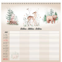 2026 Kalender schrijven 30 x 30 Family Planner - gratis