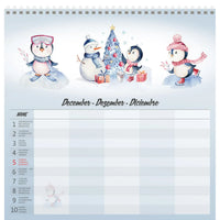 2026 Kalender schrijven 30 x 30 Family Planner - gratis