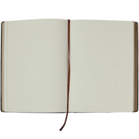 D6030 Kalpa Dreams A4 Vintage Leather Journal Extra Tick Gold Trim