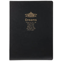 D6030 Kalpa Dreams A4 Vintage Leather Journal Extra Tick Gold Trim