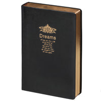 D6030 Kalpa Dreams A4 Vintage Leather Journal Extra Tick Gold Trim