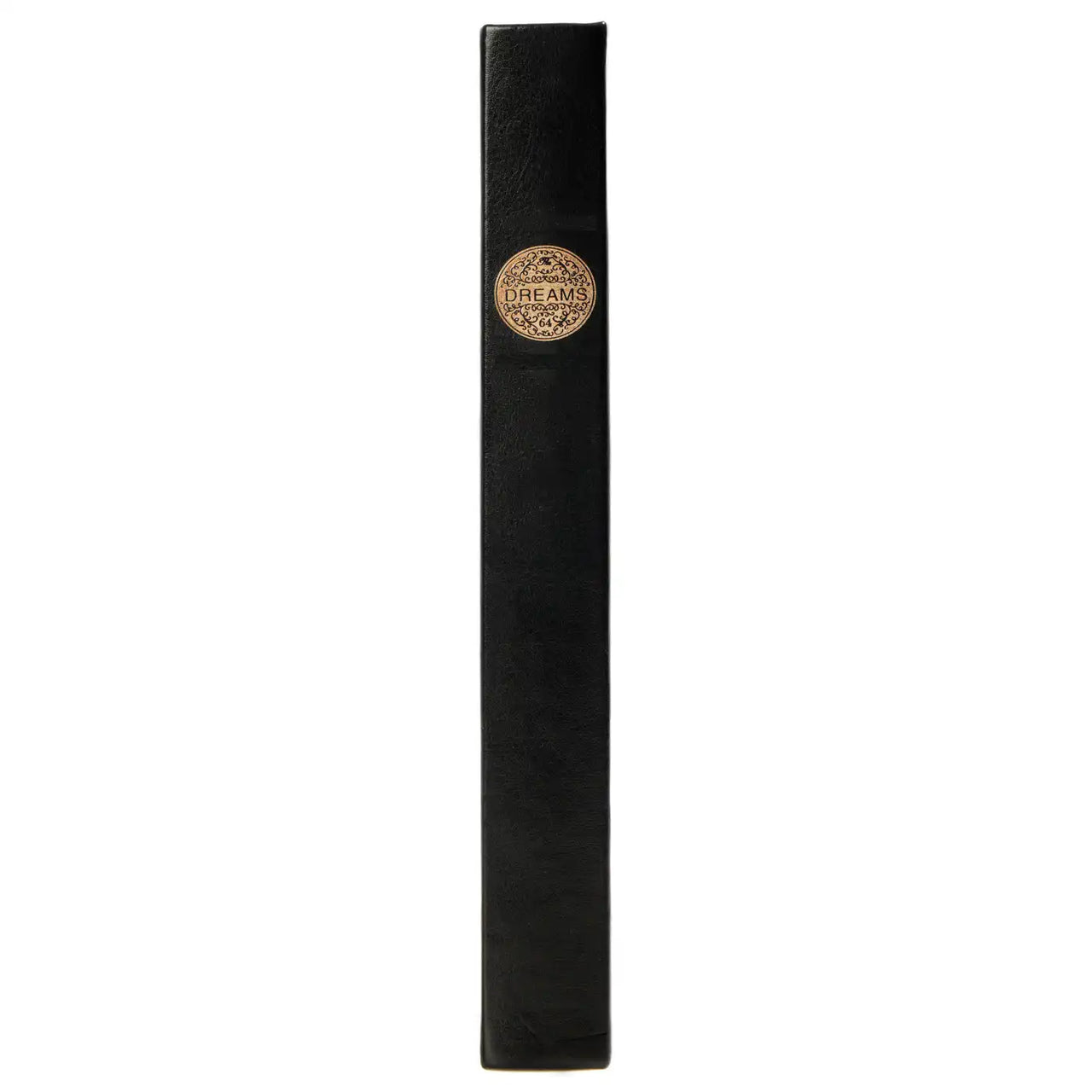 D6045 Kalpa Dreams A5 altes Tagebuch Goldtrim schwarz