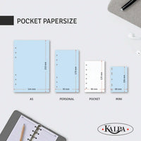 Organizer-paper-Size Guide-Pocket-125mmx80mm