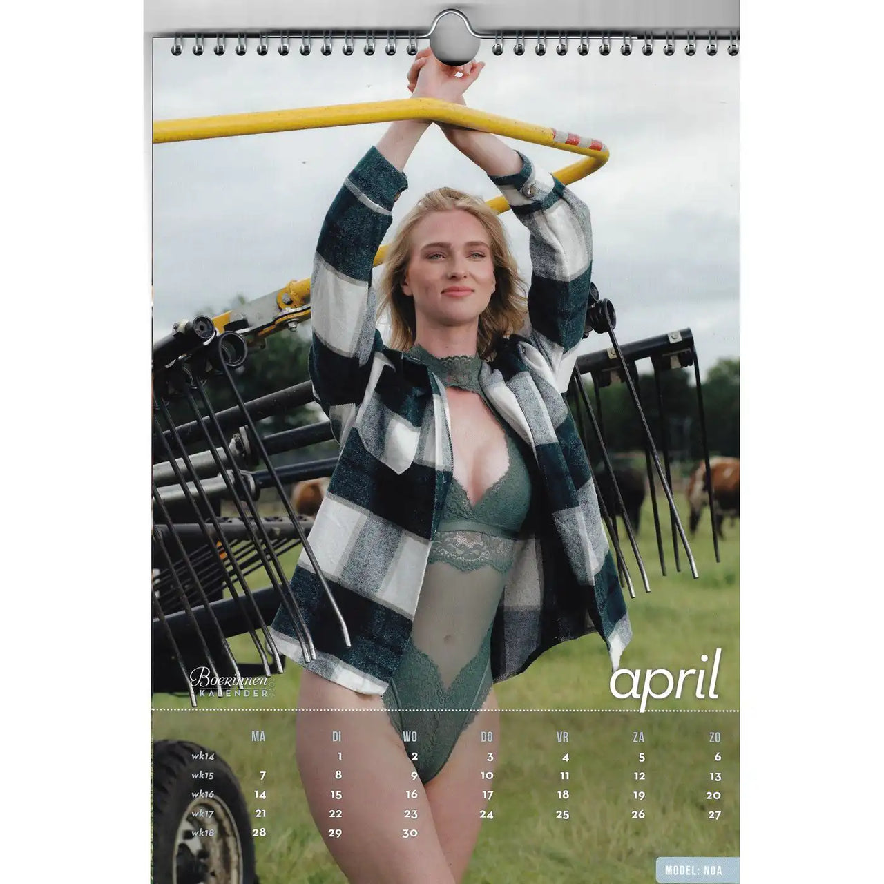 Rin-26 calendario de chicas agrícolas