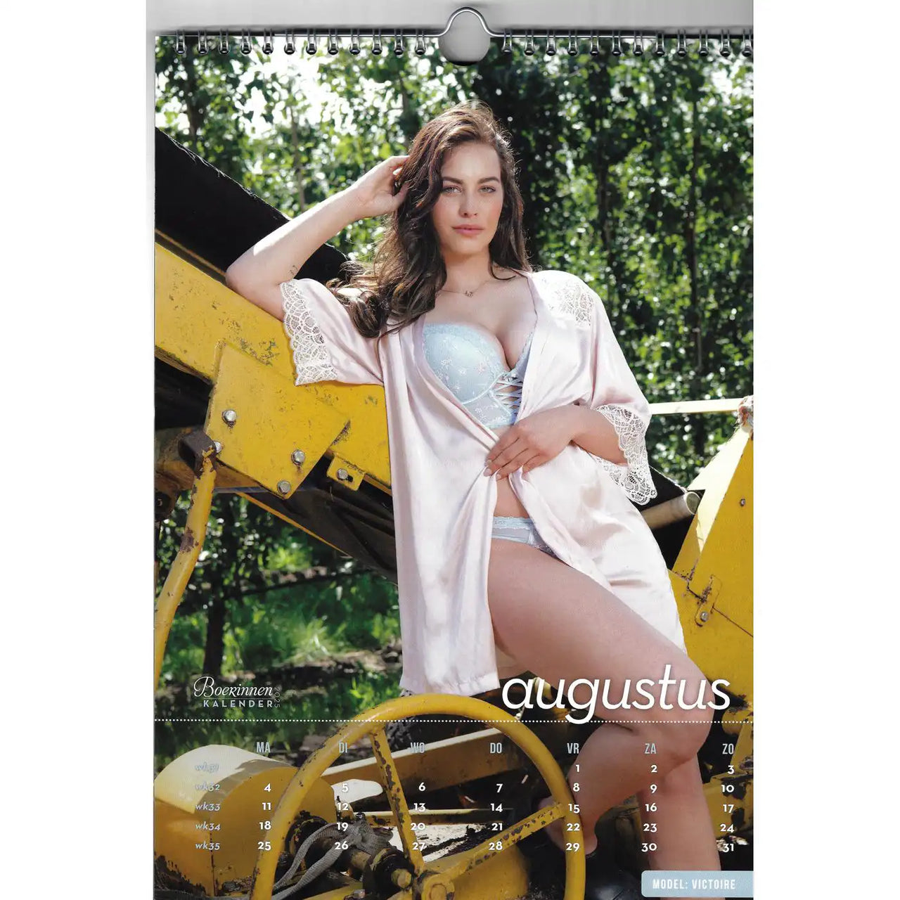Rin-26-CN calendario de chicas agrícolas + nota mi bebé 2026