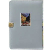 D6311-1 Carnet d'art Van Gogh – Bleu clair Édition « Tout le monde est un artiste dans la vie »