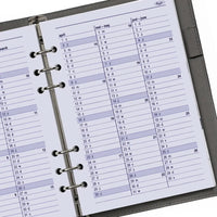 Refill for A5 organizer - 210 x 144 mm - Extra yearplanner current year