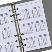 Refill for Personal organizer - 170 x 95 mm - Year Calendar View
