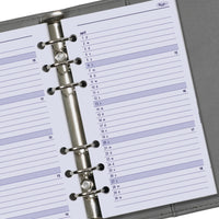 6217-27 170 x 95 mm Personal Agenda Binder Refills Week NL EN 2027