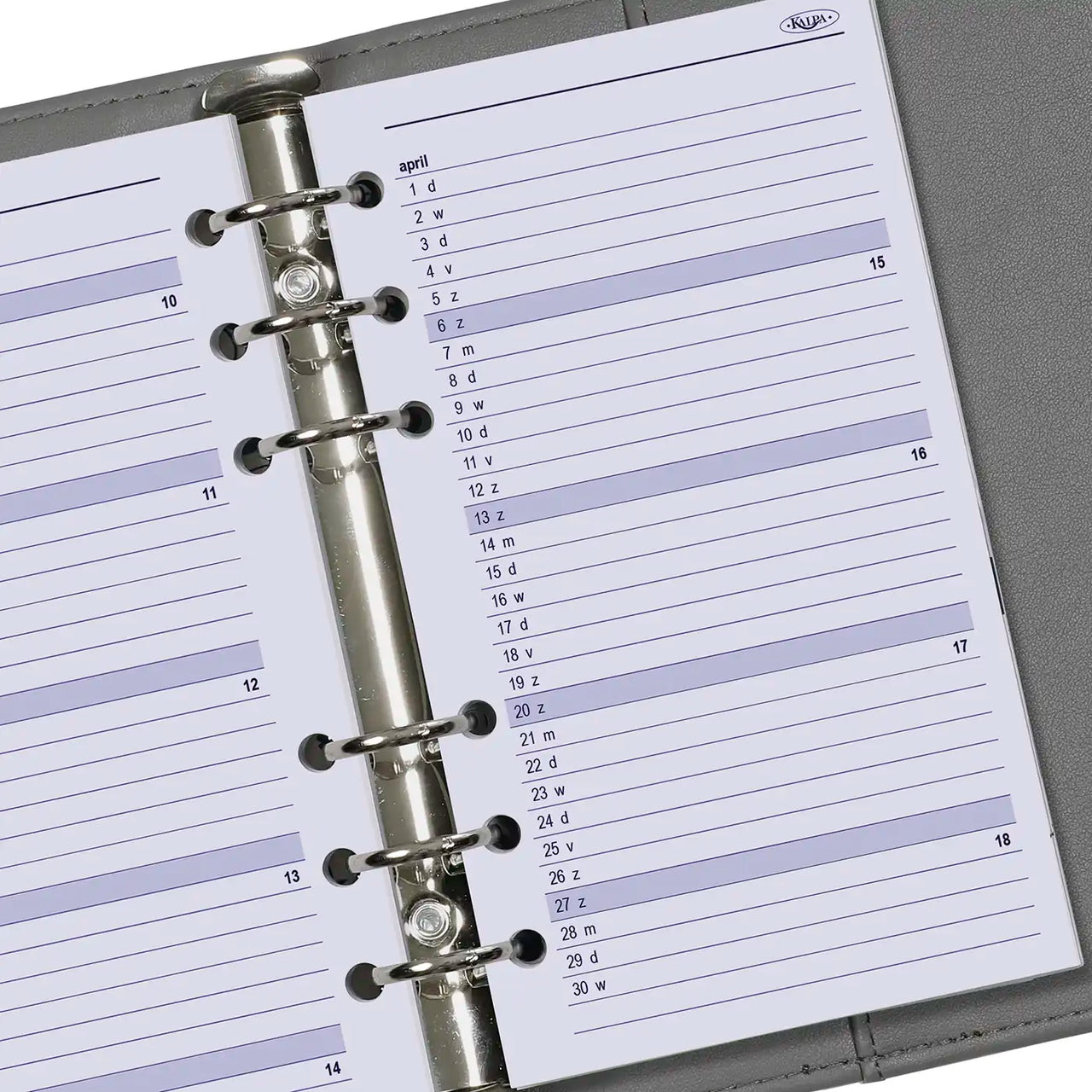 Refill for Personal organizer - 170 x 95 mm - Extra yearplanner next year
