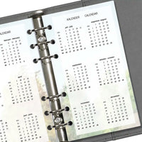 Refill for Personal organizer - 170 x 95 mm - Year Calendar View