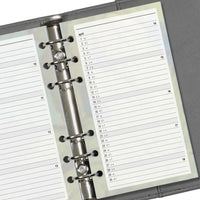 Refill with flowe rand insect motive for Personal organizer - 170 x 95 mm - Extra yearplanner current year