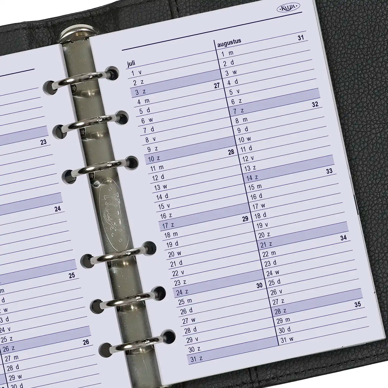 Refill for Senior organizer - 150 x 95 mm - Extra yearplanner current year