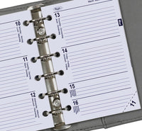 6236-27-28 125 x 80 mm Pocket 6 Ring Binder Inserts Weekly EN DE FR 2027 2028