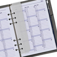 Complete refill with tabsheets, page separator, adddress set and agenda for A5 organizer - 210 x 144 mm - Extra yearplanner current year