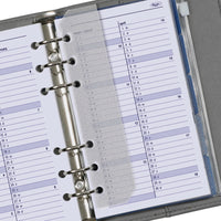 6317-27-28 170 x 95 mm Personal Bindmiddel Vulling 1 Week per 2 Paginas NL EN 2027 2028