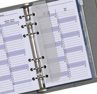Complete refill with tabsheets, page separator, adddress set and agenda for Personal organizer - 170 x 95 mm - Extra yearplanner current year