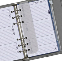 Complete refill with tabsheets, page separator, adddress set and agenda for Personal organizer - 170 x 95 mm - Agenda 1 week per 2 pages